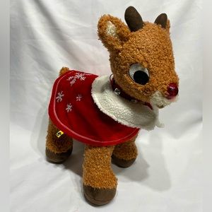 BAB Build A Bear Workshop Rudolf the Red-Nosed Reindeer great condition